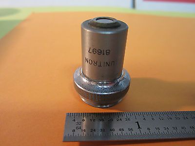 MICROSCOPE PART OBJECTIVE UNITRON M 10X OPTICS BIN#24-94