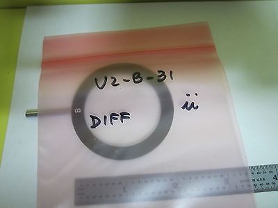 MICROSCOPE PART DIFFUSER B FILTER LENS OPTICS AS IS BIN#U2-B-31