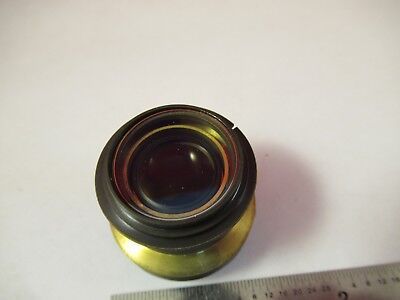 LEITZ WETZLAR GERMANY BRASS MOUNTED LENS ILLUM OPTICS MICROSCOPE PART &FT-1-55