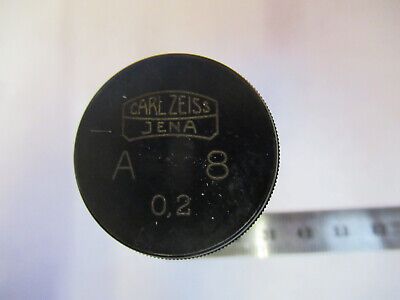 ANTIQUE ZEISS EMPTY OBJECTIVE CANISTER MICROSCOPE PART AS PICTURED &P9-A-110