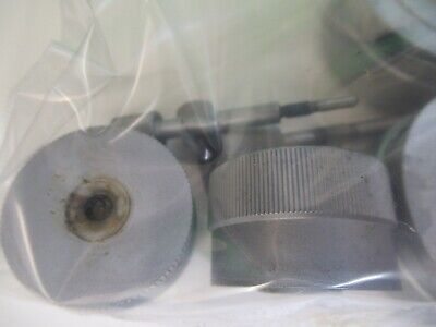 REICHERT LEICA POLYVAR KNOBS ASSEMBLY MICROSCOPE PART AS PICTURED &58-B-25