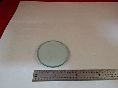 MICROSCOPE PART GLASS FILTER LEITZ ILLUMINATOR OPTICS AS IS #AN-25