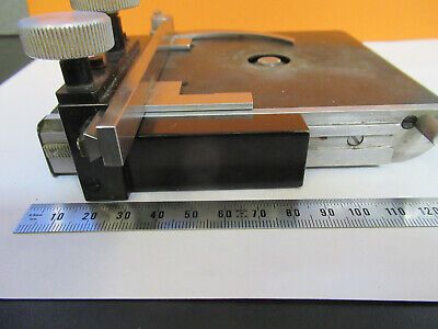 BAUSCH LOMB ANTIQUE STAGE TABLE XY  MICROSCOPE PART AS PICTURED P6-A-174