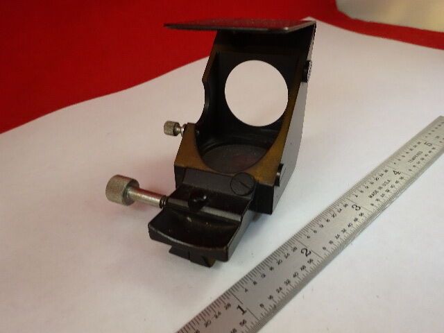 MICROSCOPE PART BRASS HOLDER ATTACHMENT UNKNOWN APPLICATION AS IS #Z4-A-24