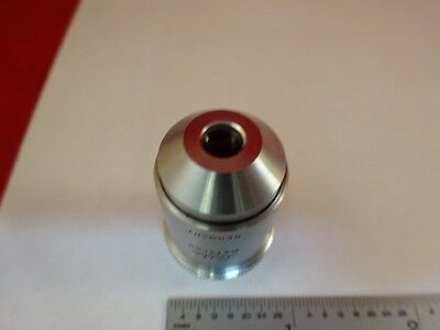 MICROSCOPE PART OBJECTIVE LEITZ WETZLAR GERMANY 10X  170/ OPTICS AS IS #P6-C-14