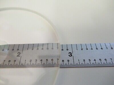 OPTICAL BK7 GLASS LENS PLANO CONVEX on center LASER OPTICS AS PICTURED &58-B-16