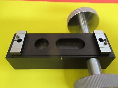 BAUSCH LOMB STAGE HOLDER TUBUS MICROSCOPE PART AS PICTURED #FT-6-138