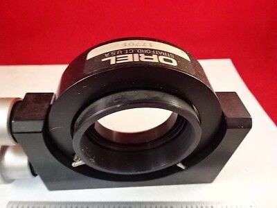 ORIEL LENS / MIRROR ADJUSTABLE MOUNT for OPTICS AS IS BIN#T1-B-03