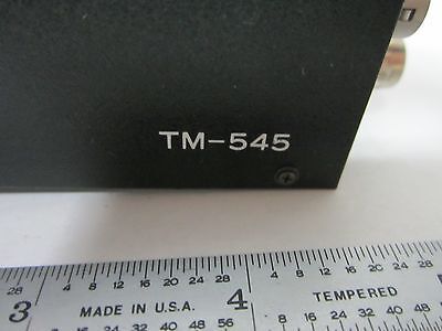 MICROSCOPE INSPECTION VIDEO CAMERA CCD PULNIX TM-545 OPTICS AS IS BIN#N5-07