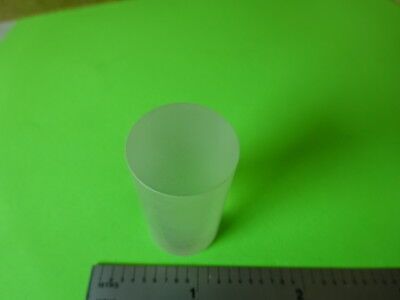 OPTICAL CYLINDER THICK LENS POLISH DULL END FACES OPTICS #84-A-17