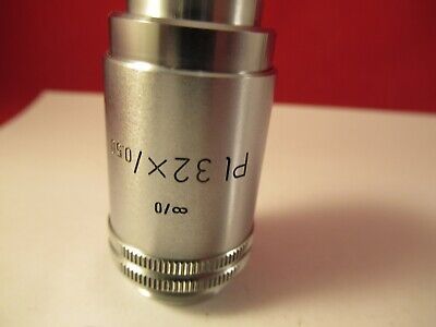 LEITZ GERMANY PL 32X INFINITY OBJECTIVE MICROSCOPE PART OPTICS AS PIC &1E-B-36