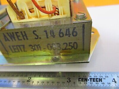 LEITZ GERMANY TRANSFORMER POWER SUPPLY MICROSCOPE PART AS PICTURED &14-FT-32