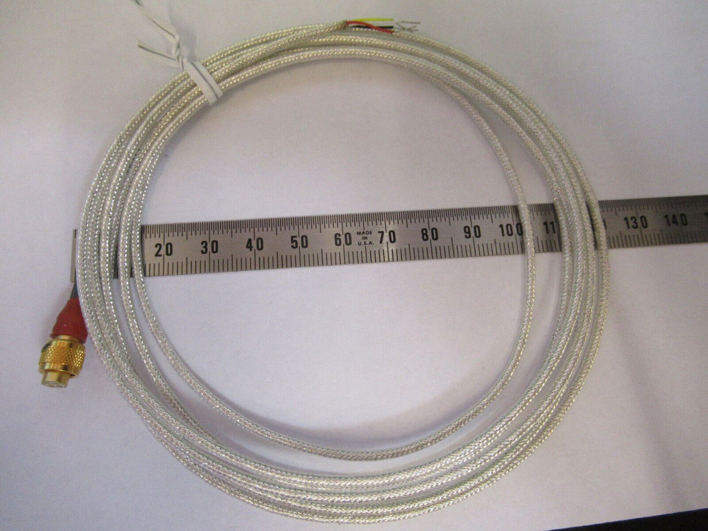 KISTLER FOUR PIN CABLE for ACCELEROMETER TRIAXIAL OR DC AS PICTURED W5-B-116