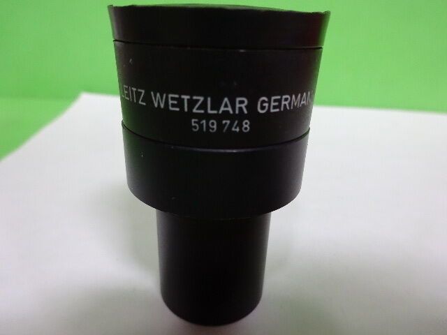 MICROSCOPE PART LEITZ GERMANY 519748 EYEPIECE 10X/18 OCULAR OPTICS AS IS #AS-29