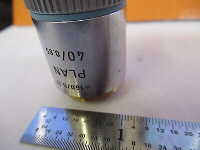 LEITZ GERMANY OBJECTIVE 40X /160 MICROSCOPE PART OPTICS AS PICTURED &85-B-32