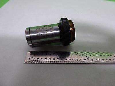 MICROSCOPE PART OBJECTIVE OLYMPUS JAPAN HI 100X OPTICS AS IS BIN#H7-A-10