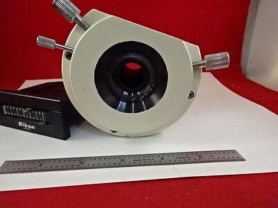 MICROSCOPE PART NIKON DIAPHRAGM PHOTO TUBE OPTICS AS IS B#T3-G-04