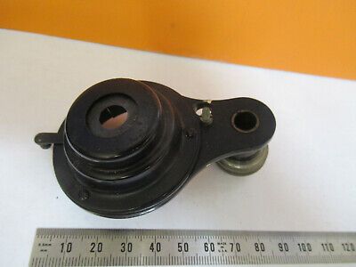 ANTIQUE SPENCER CONDENSER + IRIS OLD MICROSCOPE PART AS PICTURED #P4-B-23