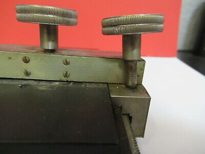 ANTIQUE LEITZ WETZLAR GERMANY STAGE X-Y MICROSCOPE PART AS PICTURED &B1-B-12