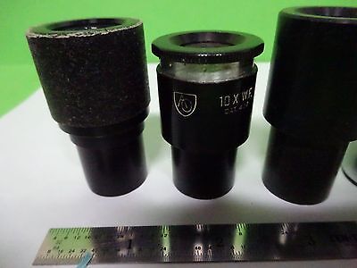 LOT 6 EA MICROSCOPE EYEPIECES ASSORTED OPTICS #W1-02