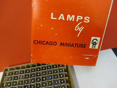 LOT CHICAGO MINIATURE CM387 LAMP BULBS ASSORTED AS PICTURED #TE-3