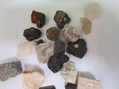 BAG OF MINERALS ROCKS LOT COLLECTION AS PICTURED &Z9-A-53