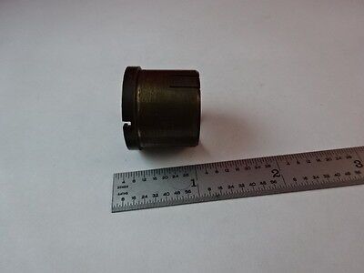 BRASS MOUNTED RETICLE PIECE OPTICS MICROSCOPE PART AS IS &2-A-22