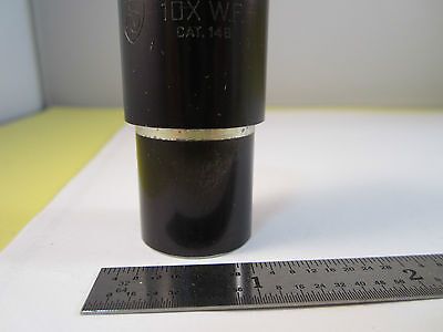 MICROSCOPE PART VINTAGE 10X WF AO AMERICAN OPTICS EYEPIECE OPTICS BIN#C1-16