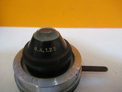 SPENCER AO CONDENSER + IRIS ANTIQUE MICROSCOPE PART AS PICTURED &P2-A-86