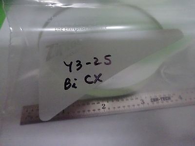 LARGE OPTICAL BI CONVEX  LENS LASER OPTICS AS IS BIN#Y3-25