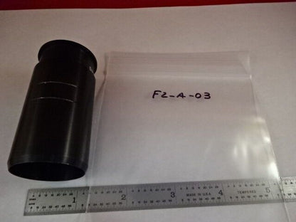 MICROSCOPE PART OBJECTIVE 0.62X LENS OPTICS AS IS #F2-A-03