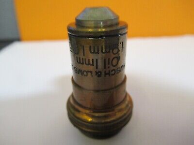 BAUSCH LOMB BUFFALO 97X OBJECTIVE OPTICS MICROSCOPE PART AS PICTURED &1E-C-71