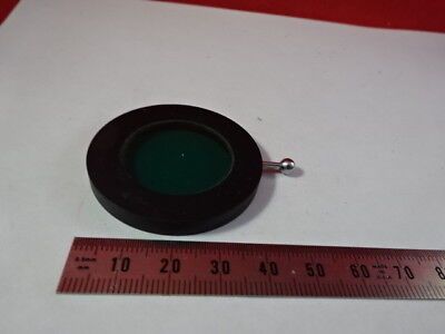 NIKON JAPAN GREEN GLASS FILTER OPTICAL MICROSCOPE PART OPTICS AS PICTURED &95-23