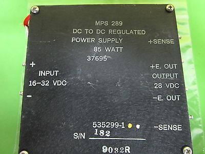 DC TO DC REGULATED POWER SUPPLY GRC-206 AVIONICS  BIN#E4