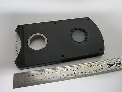 MICROSCOPE POLARIZER SLIDE ROTABLE  OPTICS #F3-82