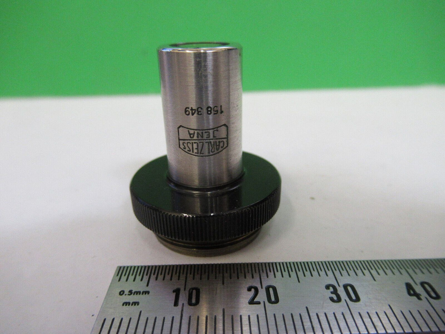 ANTIQUE CARL ZEISS JENA 8X OBJECTIVE MICROSCOPE PART AS PICTURED F3-B-27