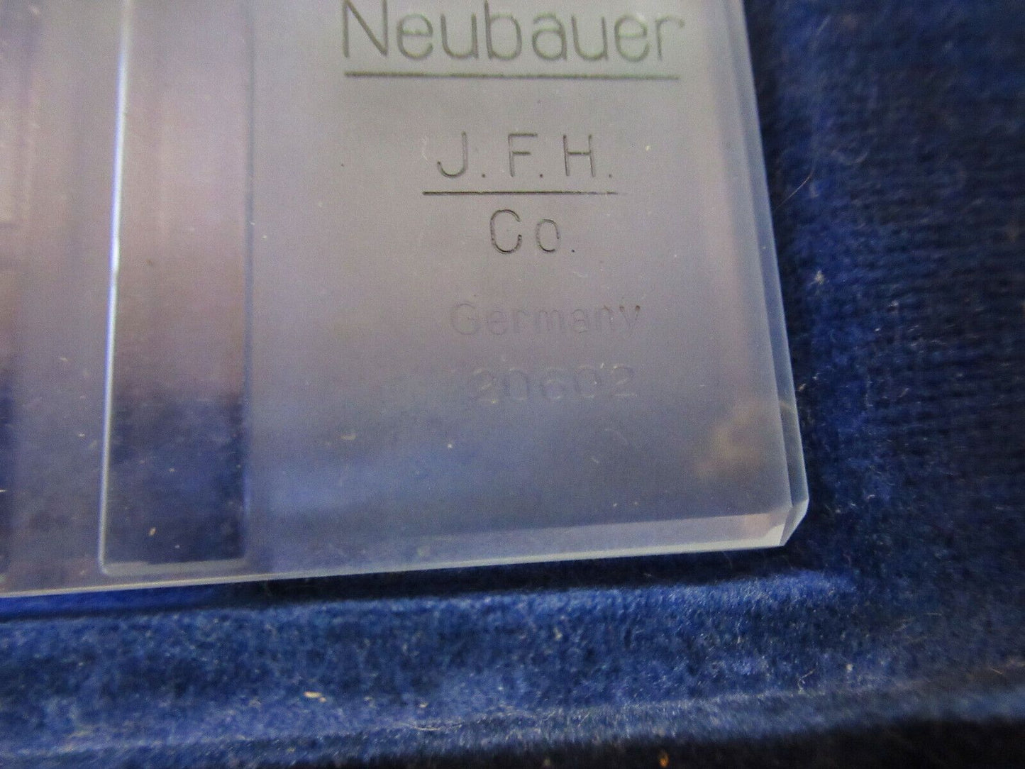 HAEMACYTOMETER NEUBAUER SLIDE PIPETTE MICROSCOPE PART AS PICTURED &H3-B-60