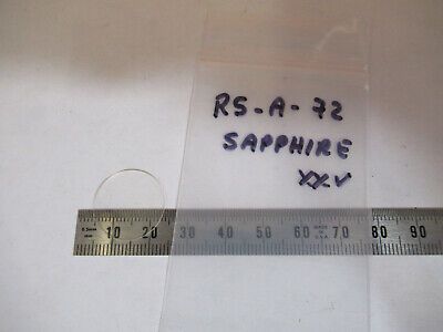 OPTICAL SAPPHIRE WINDOW FLAT LENS LASER OPTICS AS PICTURED R5-A-72