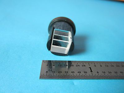 OPTICAL MICROSCOPE PART MOUNTED BEAM SPLITTER ZEISS GERMANY OPTICS BIN#D2-20