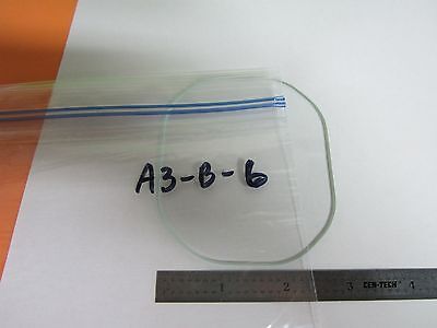 OPTICAL GLASS WINDOW RACETRACK LASER OPTICS BIN#A3-B-6