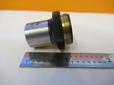 NIKON JAPAN OBJECTIVE 4X OPTICS MICROSCOPE PART AS PICTURED &FT-1-A-31