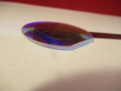 OPTICAL UNKNOWN PURPOSE DICHROIC CONVEX PLATE OPTICS AS PICTURED &12-A-08