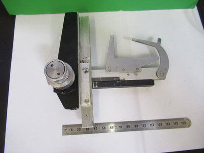 FOR PARTS WORKS! FAIR XY STAGE TABLE MICROSCOPE PART OPTICS as pictured &R2-B-59