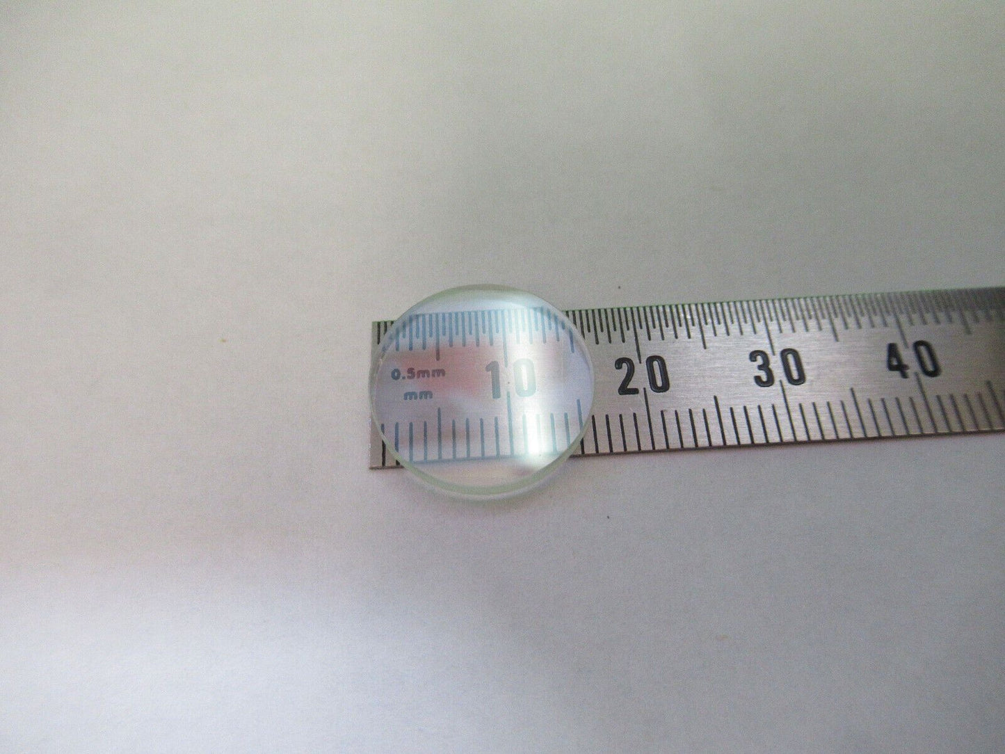 OPTICAL FLAT BK7 GLASS COATED LENS OPTICS AS PICTURED Z5-C-35