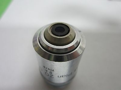 MICROSCOPE PART OBJECTIVE DIC MPLAN NIKON JAPAN 20X OPTICS AS IS BIN#N7-70-N