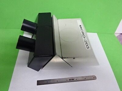 MICROSCOPE PART LEICA GERMANY DMR DMRB HEAD OPTICS BINOCULAR AS IS BIN#5M-B-06