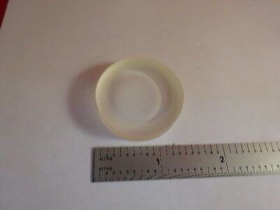 LENS GLASS PLANO CONCAVE PART OPTICAL OPTICS AS PICTURED &86-55