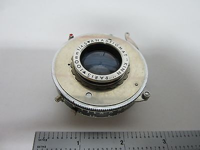 OPTICAL VINTAGE CAMERA SHUTTER + LENS KINN PARIS FRANCE OPTICS  BIN#P2-A-06