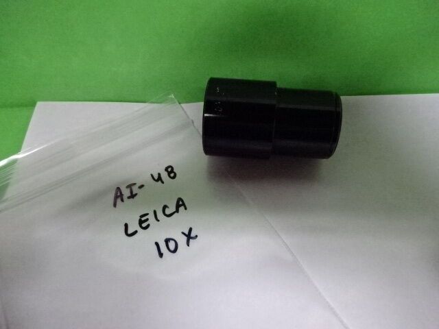 MICROSCOPE PART LEICA EYEPIECE OCULAR OPTICS AS IS #AI-48