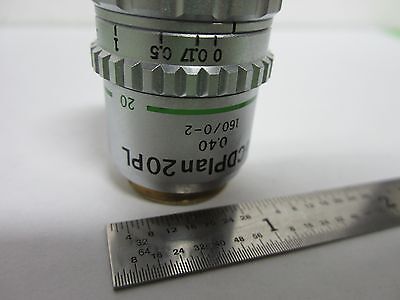 ULWD CDPLAN20PL OLYMPUS JAPAN OBJECTIVE MICROSCOPE OPTICS BIN#N3-14